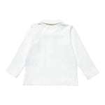Trussardi Polo tinta unita Manica Lunga Bianco per Neonato TIA25022PON BIANCO TRUSSARDI 