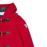 Trussardi Cappotto tinta unita con Cappuccio Rosso per Neonato TIA25038GB ROSSO TRUSSARDI 