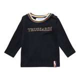 Trussardi Shirt tinta unita con Stampa Blu per Neonato TIA25071TS BLU TRUSSARDI 