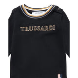 Trussardi Shirt tinta unita con Stampa Blu per Neonato TIA25071TS BLU TRUSSARDI 