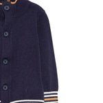 Trussardi Cardigan tinta unita Mezzo Collo Blu per Neonato TIA25077MAX BLU TRUSSARDI 