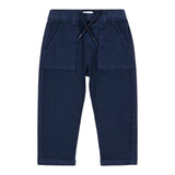 Trussardi Pantalone tinta unita con Elastico In Vita Blu per Neonato TIA25087PA BLU TRUSSARDI 