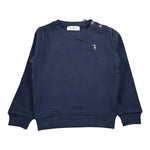 Trussardi Felpa tinta unita Girocollo Blu per Bambino TIA25124FE BLU TRUSSARDI 