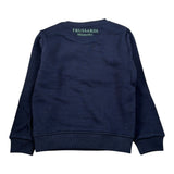 Trussardi Felpa tinta unita Girocollo Blu per Bambino TIA25124FE BLU TRUSSARDI 