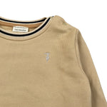 Trussardi Felpa Chiusa Girocollo tinta unita con Stampa Beige per Neonato TIA26010CF BEIGE TRUSSARDI 