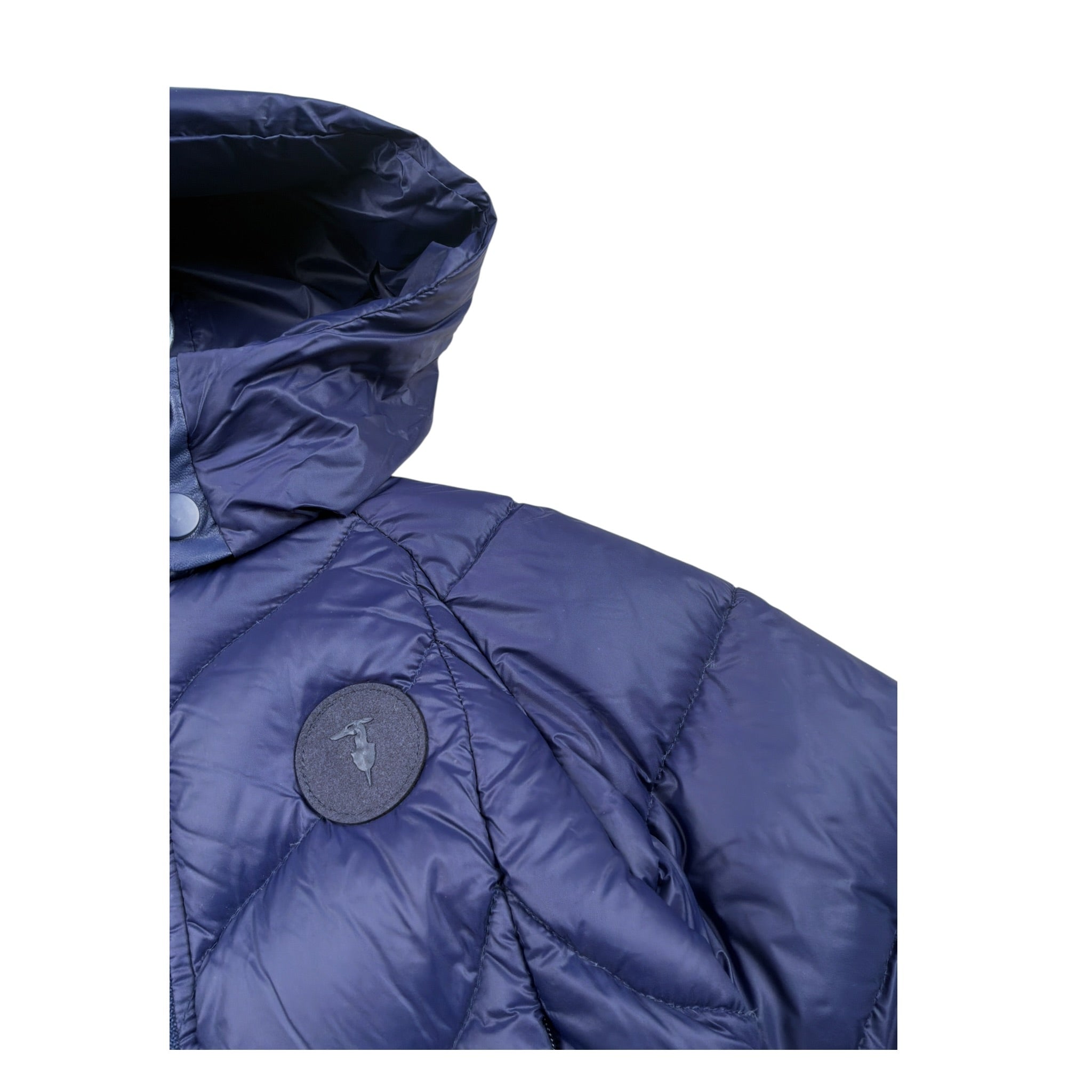 Trussardi Giubbino tinta unita con Cappuccio Blu per Bambino TIA26021PI BLU TRUSSARDI 