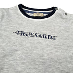 Trussardi Shirt Girocollo tinta unita con Stampa Grigio per Neonato TIA26063TS GRIGIO TRUSSARDI 