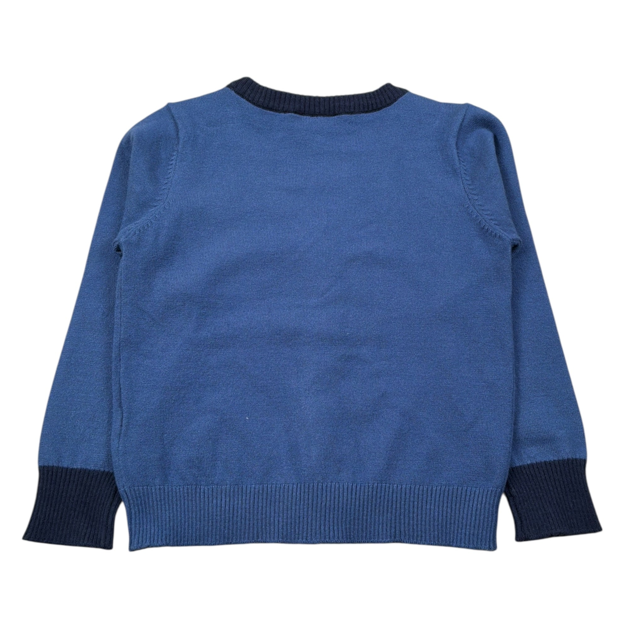 Trussardi Cardigan tinta unita con Logo Blu per Neonato TIA26071CD BLU TRUSSARDI 