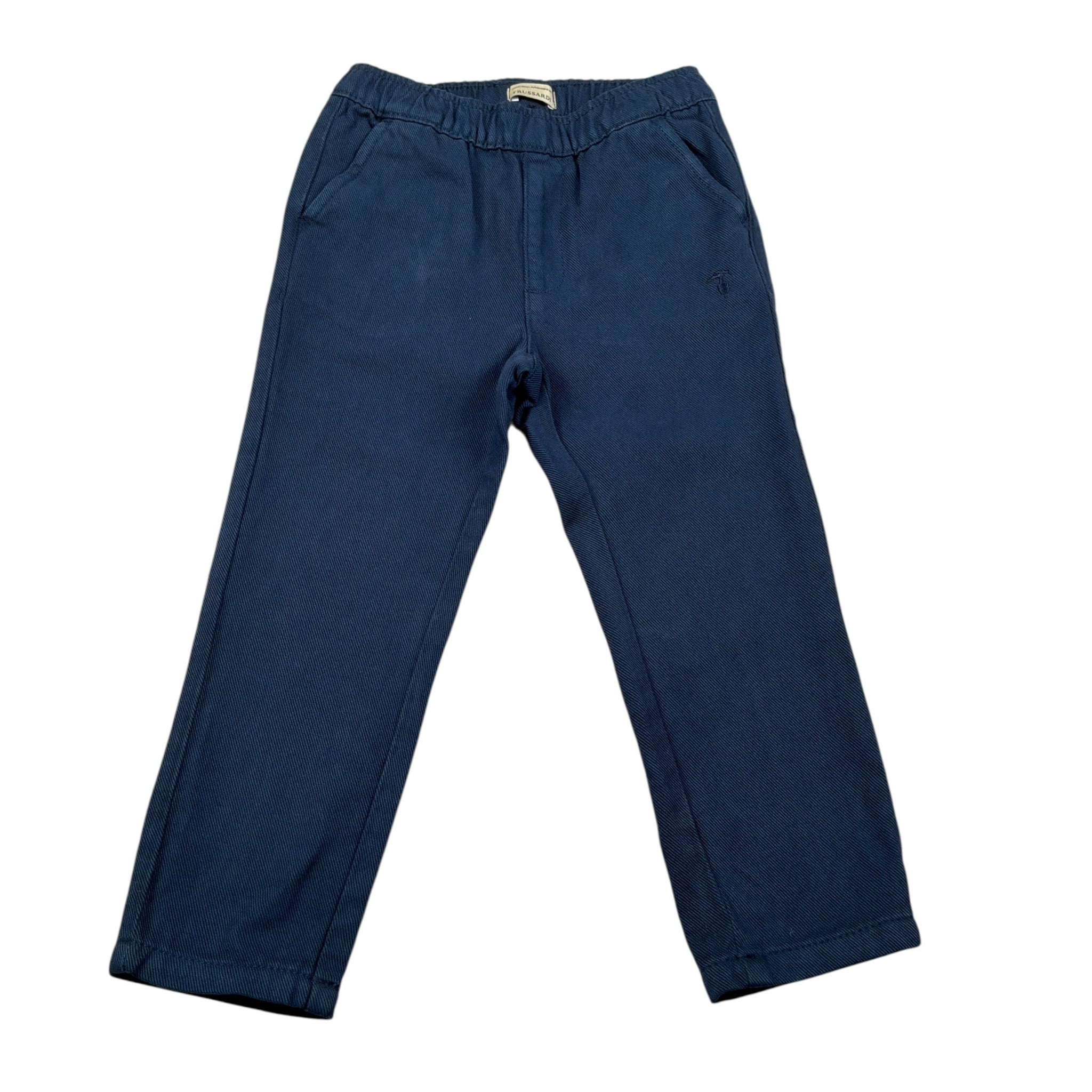 Trussardi Pantalone tinta unita con Elastico In Vita Blu per Neonato TIA26077PA BLU TRUSSARDI 