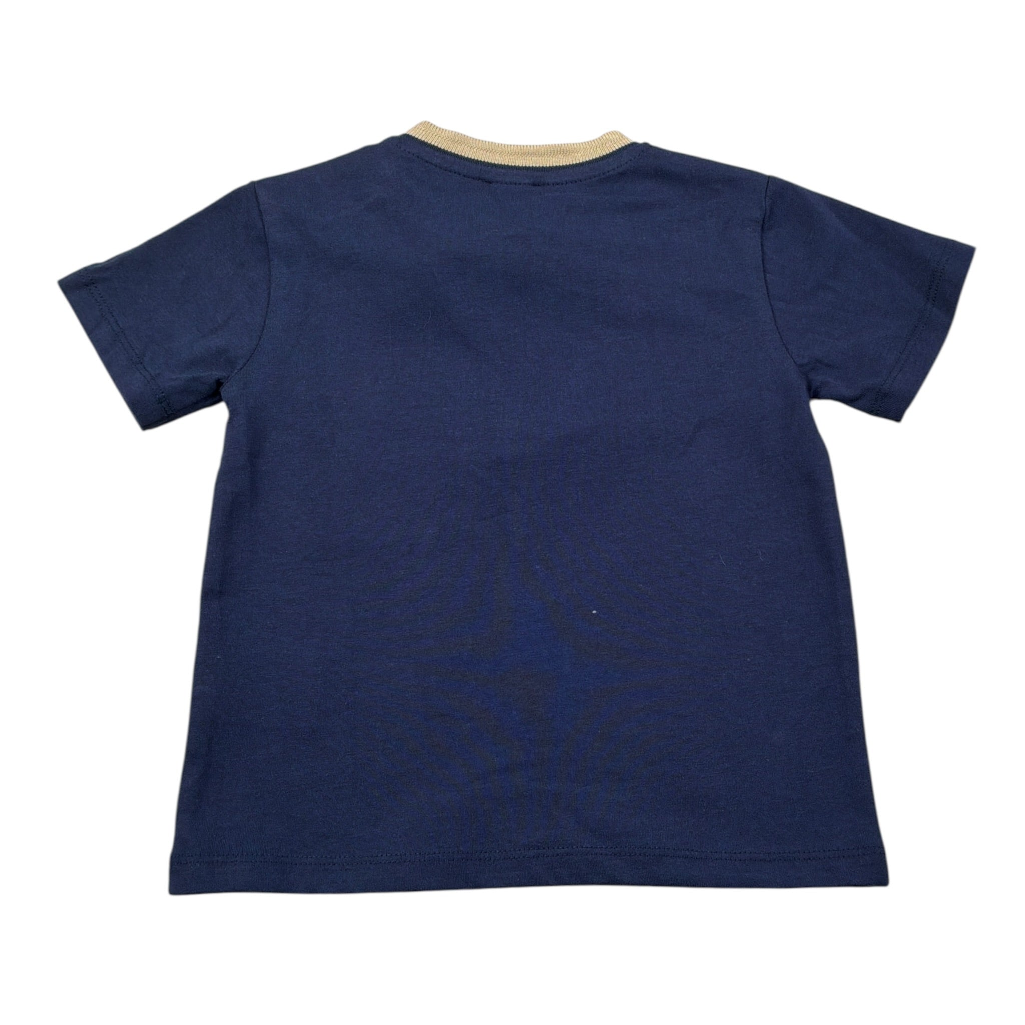 Trussardi T-Shirt Girocollo tinta unita con Taschino Blu per Neonato TIA26093TS BLU TRUSSARDI 