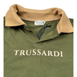 Trussardi Polo Manica Lunga tinta unita con Stampa Verde per Neonato TIA26101PO VERDE TRUSSARDI 