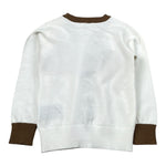 Trussardi Cardigan tinta unita con Profili In Contrasto Bianco per Neonato TIA26111CD BIANCO TRUSSARDI 