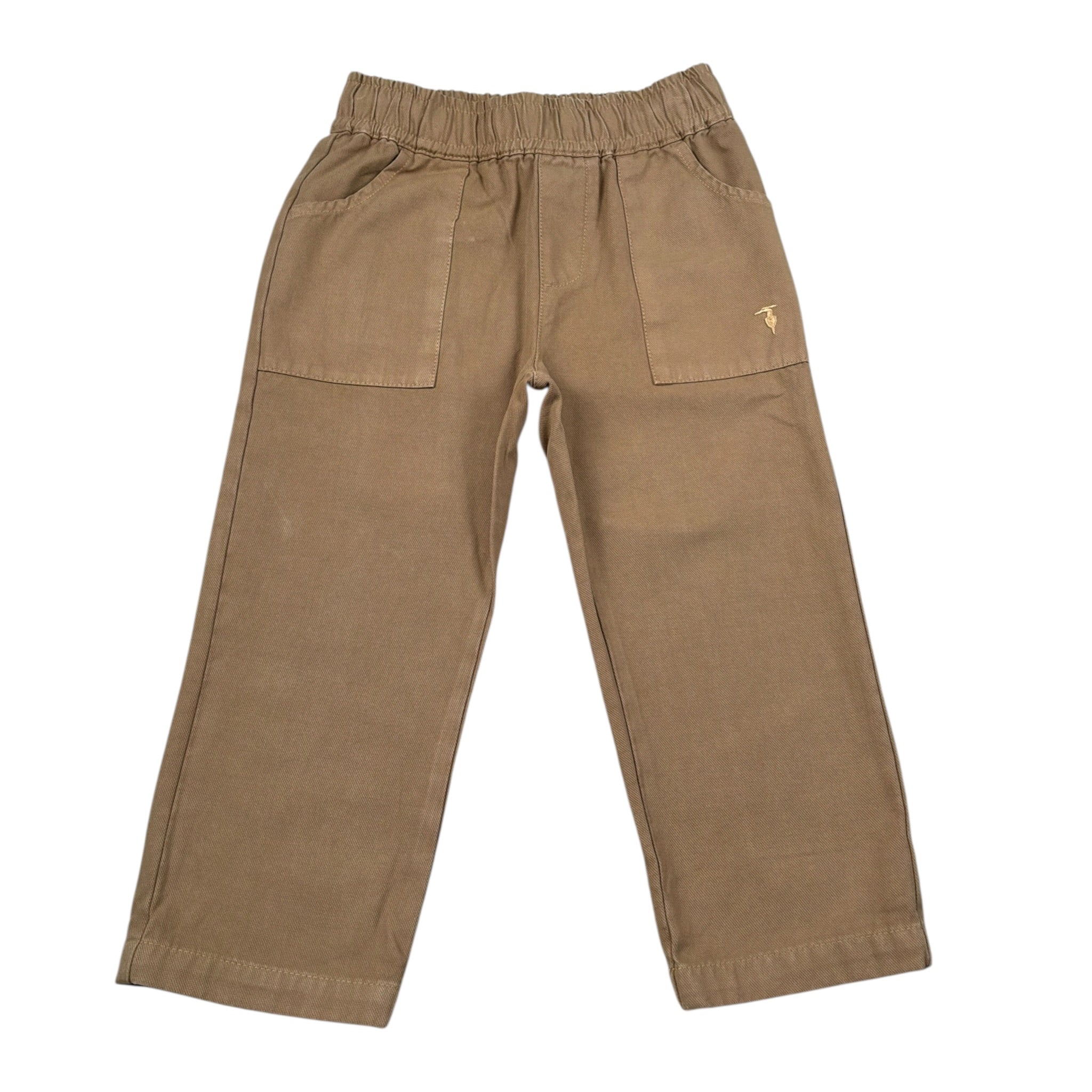 Trussardi Pantalone tinta unita con Elastico In Vita Beige per Neonato TIA26117PA BEIGE TRUSSARDI 