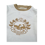 Trussardi Shirt Girocollo tinta unita con Logo Panna per Neonato TIA26122TS PANNA TRUSSARDI 