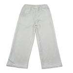 Trussardi Pantalone Tuta tinta unita con Logo Bianco per Neonata TIA26127PA BIANCO TRUSSARDI 