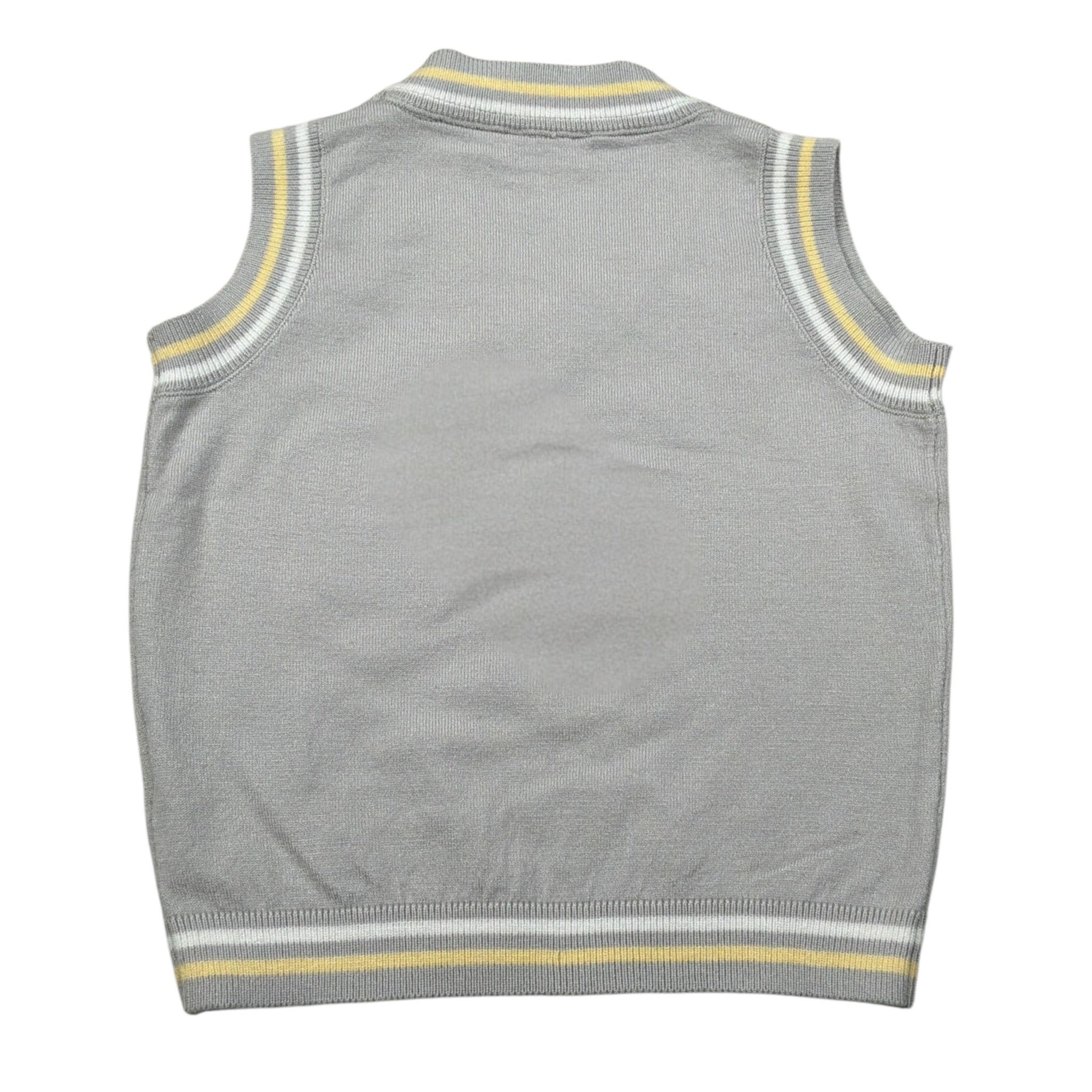 Trussardi Gilet tinta unita Scollo A V Grigio per Neonato TIA26133GL GRIGIO TRUSSARDI 
