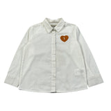 Trussardi Camicia Manica Lunga Tinta Uita Panna per Neonato TIA26134CA PANNA TRUSSARDI 