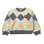 Trussardi Maglia Girocollo Fantasia Rombi Multicolor per Neonata TIA26138MA MULTICOLOR TRUSSARDI 