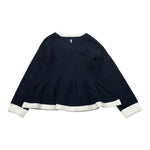 Trussardi Maglia tinta unita con Fiocco Blu per Neonata TIA26147MA BLU TRUSSARDI 