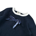 Trussardi Maglia tinta unita con Fiocco Blu per Neonata TIA26147MA BLU TRUSSARDI 