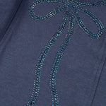 Trussardi Abito tinta unita con Brillantini Blu per Neonata TIA26149VE BLU TRUSSARDI 