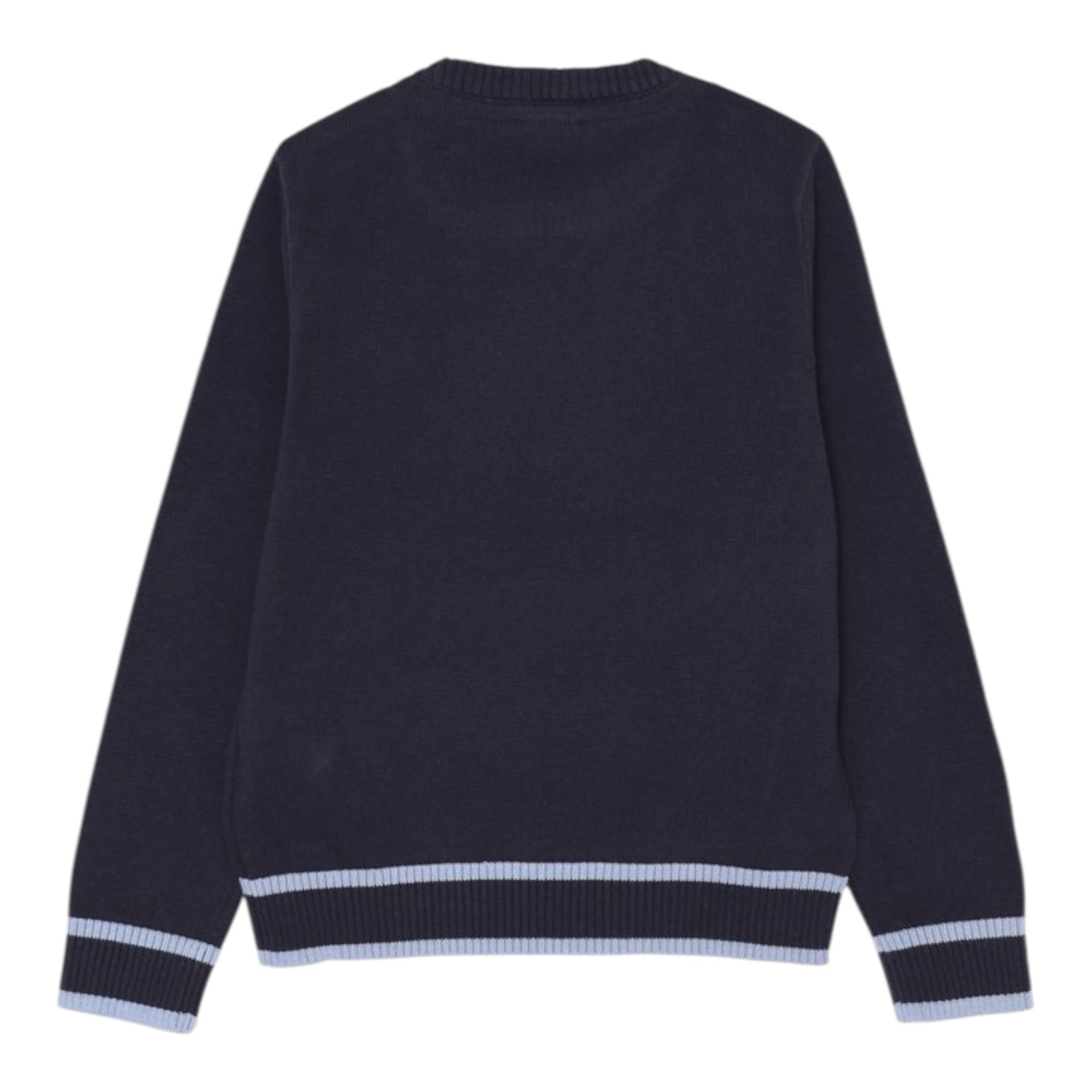 Trussardi Maglia tinta unita con Logo Blu per Neonato TIP25072MA BLU TRUSSARDI 