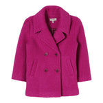 Twinset Cappotto Modello Teddy tinta unita Magenta per Bambina 241GJ2183 MAGENTA TWINSET 