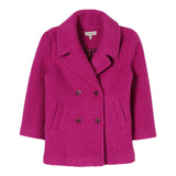 Twinset Cappotto Modello Teddy tinta unita Magenta per Bambina 241GJ2183 MAGENTA TWINSET 