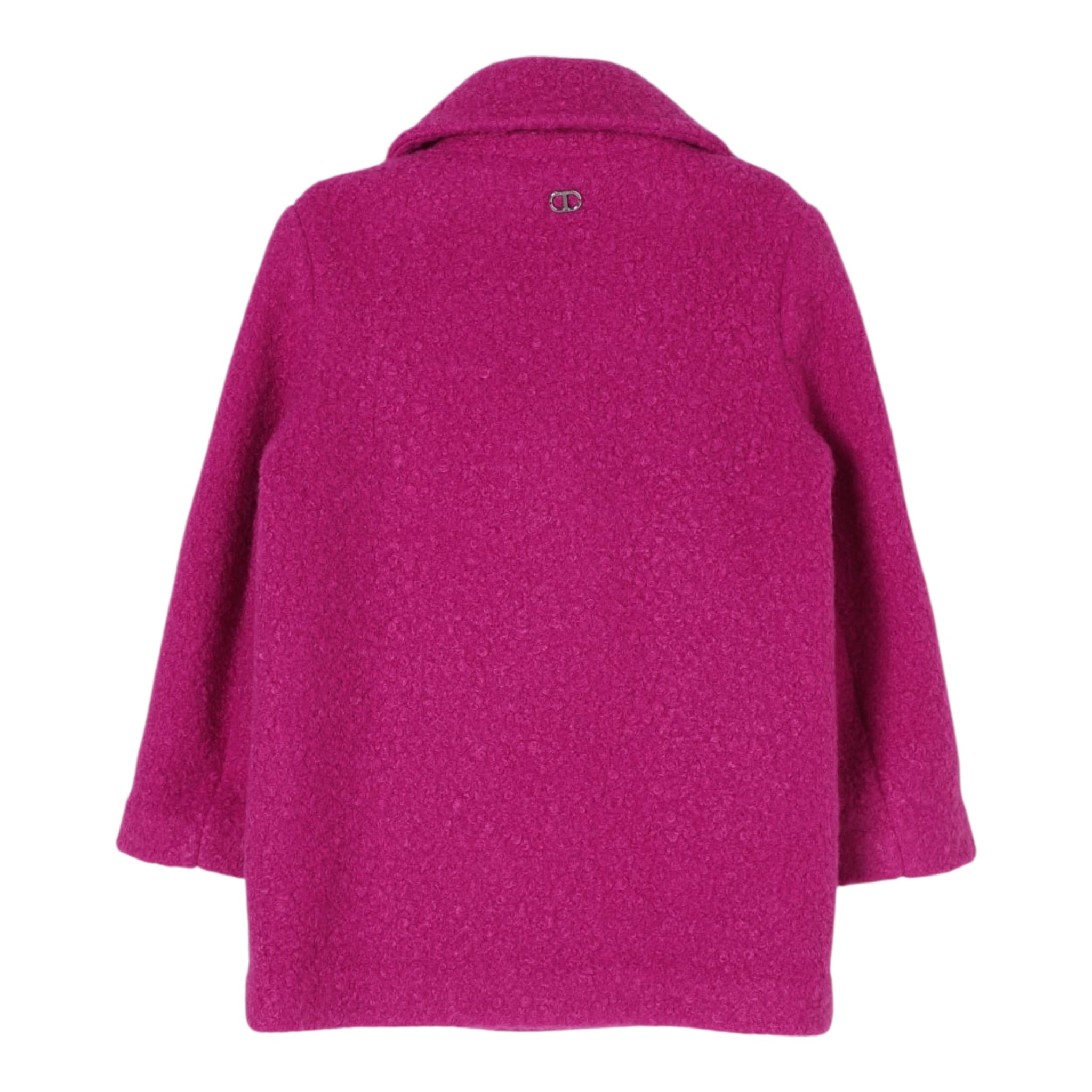Twinset Cappotto Modello Teddy tinta unita Magenta per Bambina 241GJ2183 MAGENTA TWINSET 
