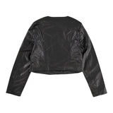 Twinset Giubbino Ecopelle tinta unita Nero per Bambina 241GJ2190 NERO TWINSET 