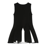 Twinset Abito Giromanica tinta unita Nero per Bambina 242GJ2011J NERO TWINSET 
