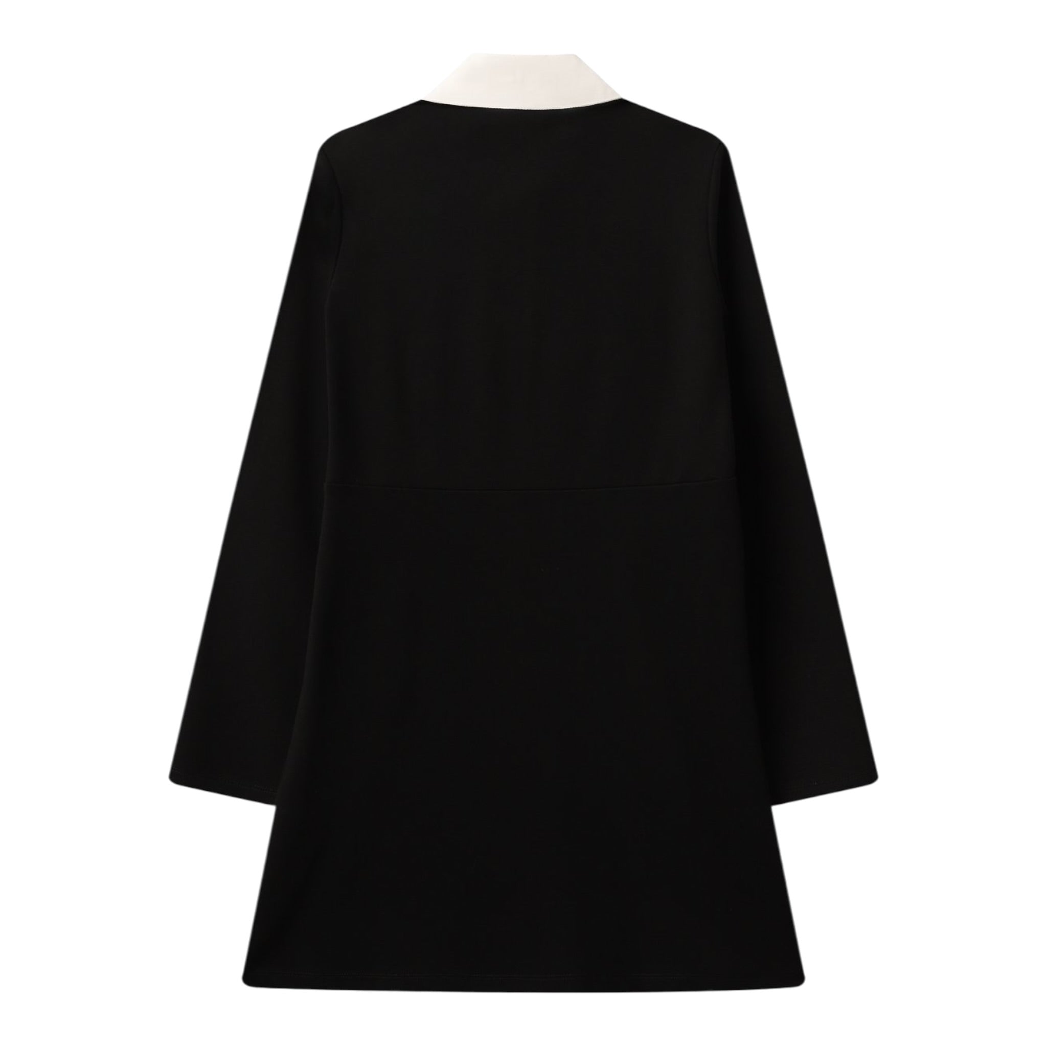 Twinset Abito Manica Lunga tinta unita Nero per Bambina 242GJ204 NERO TWINSET 