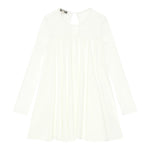 Twinset Abito Manica Lunga tinta unita Panna per Bambina 242GJ2101X PANNA TWINSET 