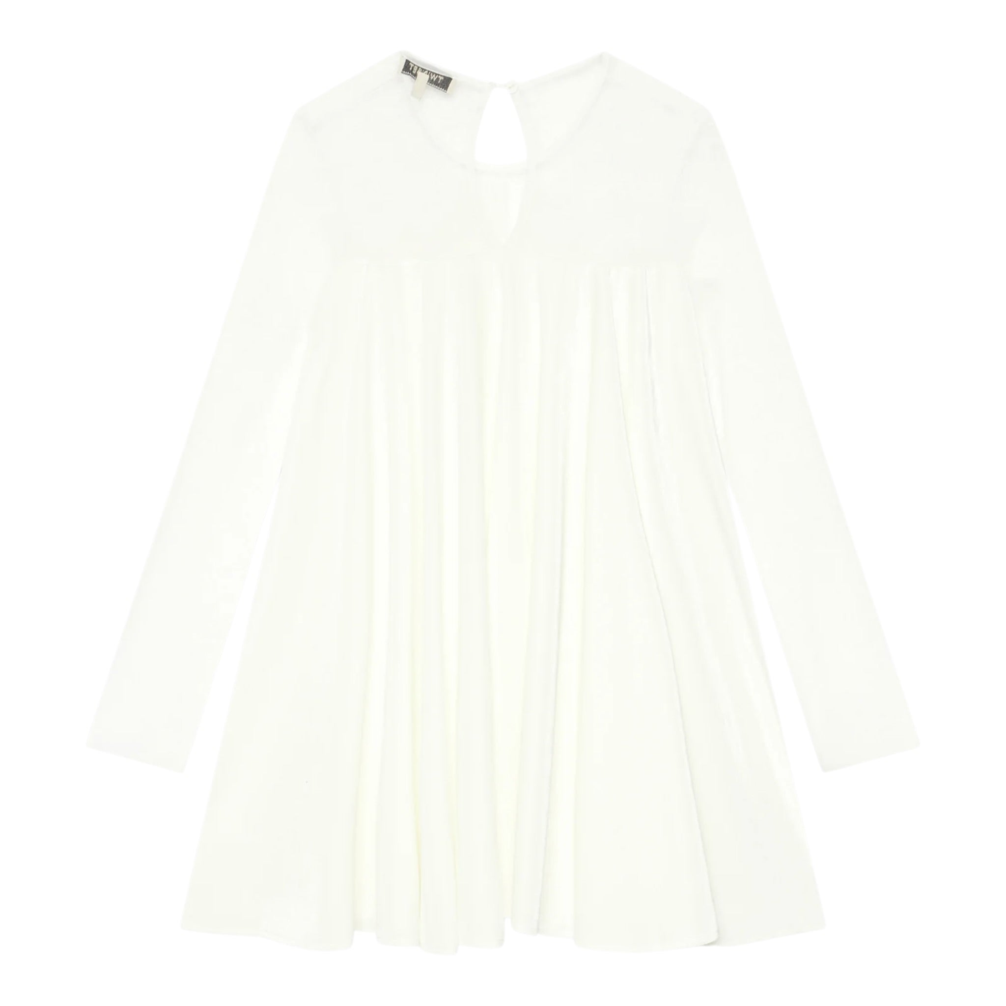 Twinset Abito Manica Lunga tinta unita Panna per Bambina 242GJ2101X PANNA TWINSET 