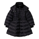 Twinset Giubbino tinta unita con Cappuccio Nero per Bambina 242GJ2320 NERO TWINSET 