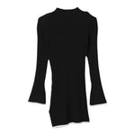 Twinset Abito Manica Lunga tinta unita Nero per Bambina 242GJ3041 NERO TWINSET 