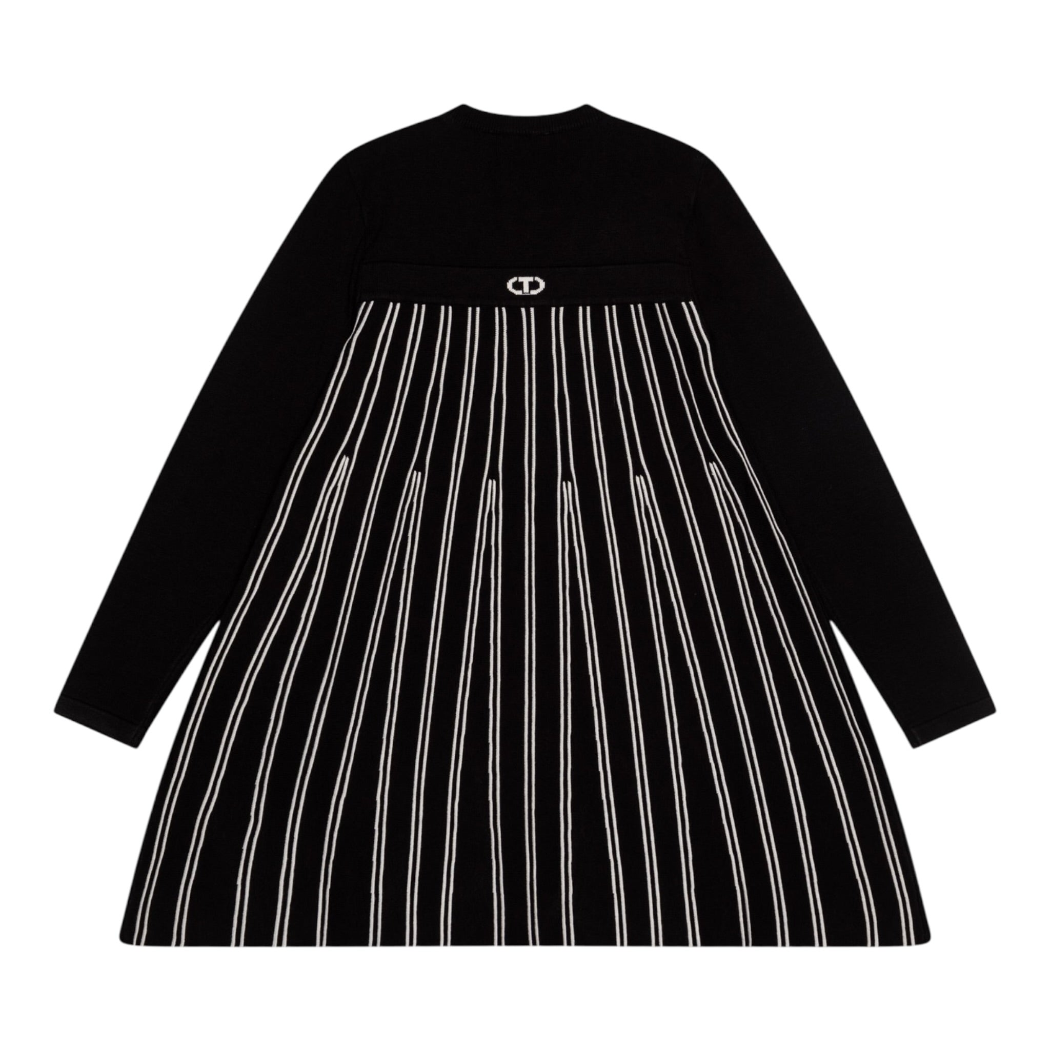 Twinset Abito Manica Lunga tinta unita Nero per Bambina 242GJ3110 NERO TWINSET 