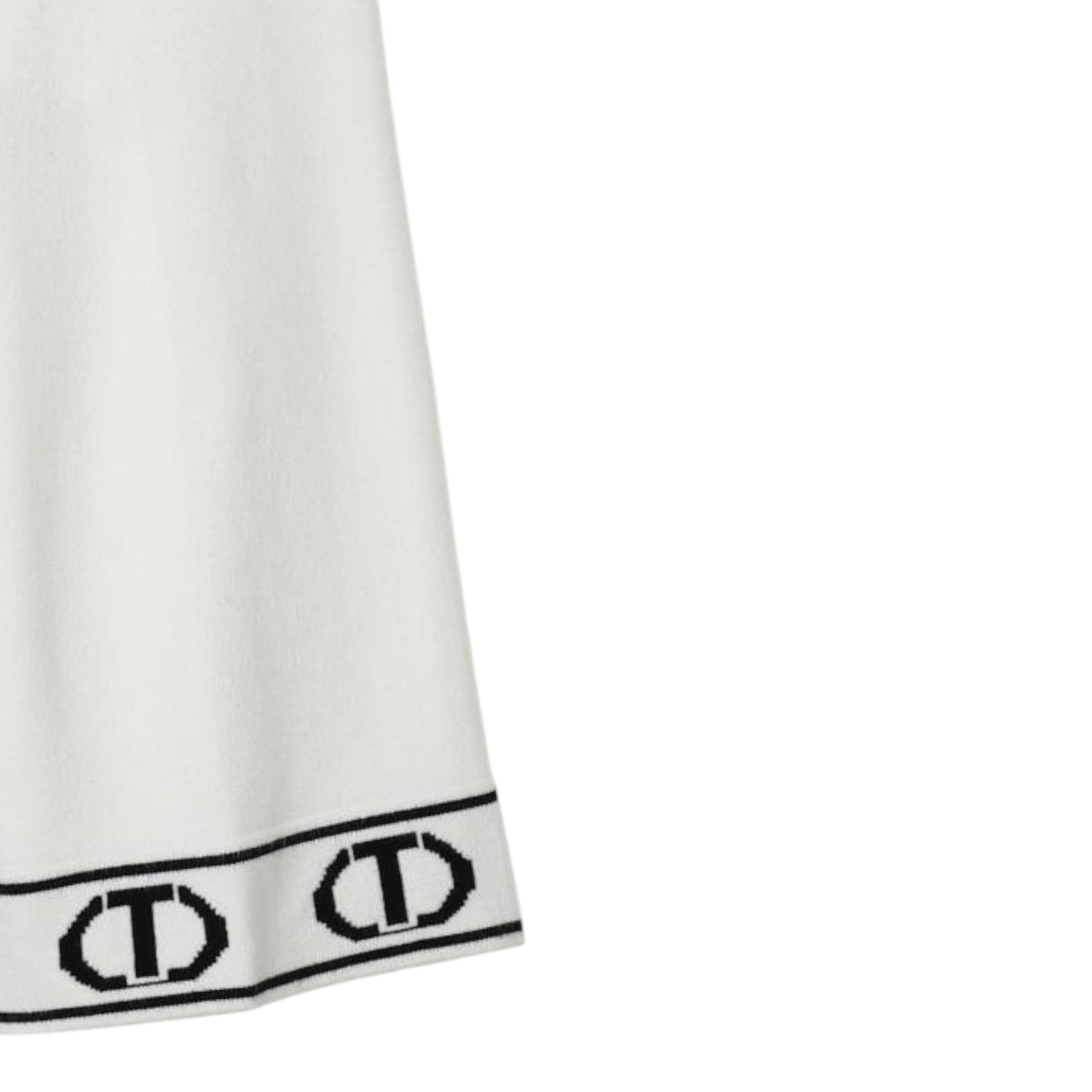 Twinset Pantalone tinta unita con Logo Bianco per Bambina 242GJ3160 BIANCO TWINSET 