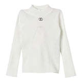 Twinset Maglia Mezzo Collo tinta unita Bianco per Bambina 242GJ3190 BIANCO TWINSET 