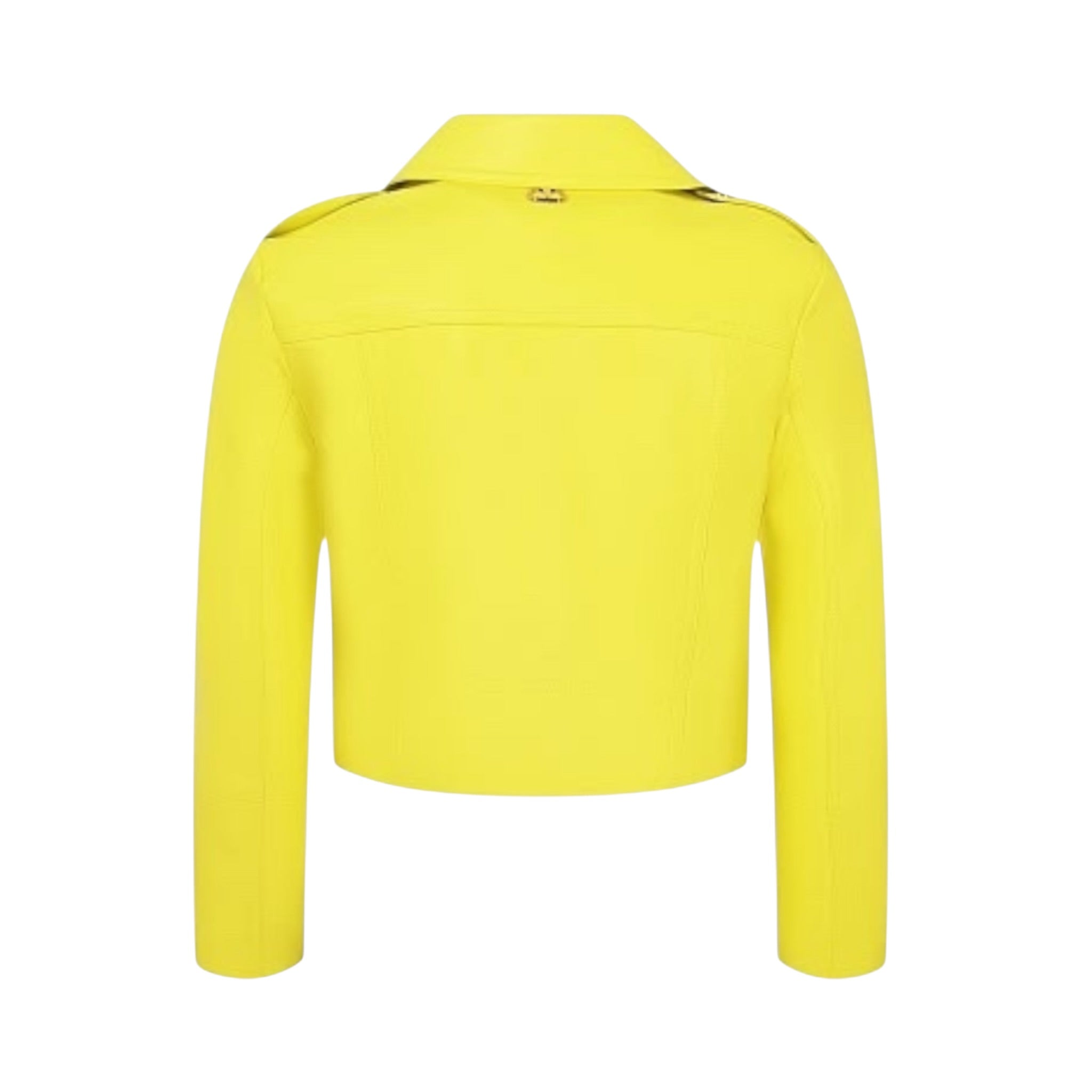 Twinset Giubbino Modello Chiodo In Ecopelle tinta unita Giallo per Bambina 251GJ2561 GIALLO TWINSET 