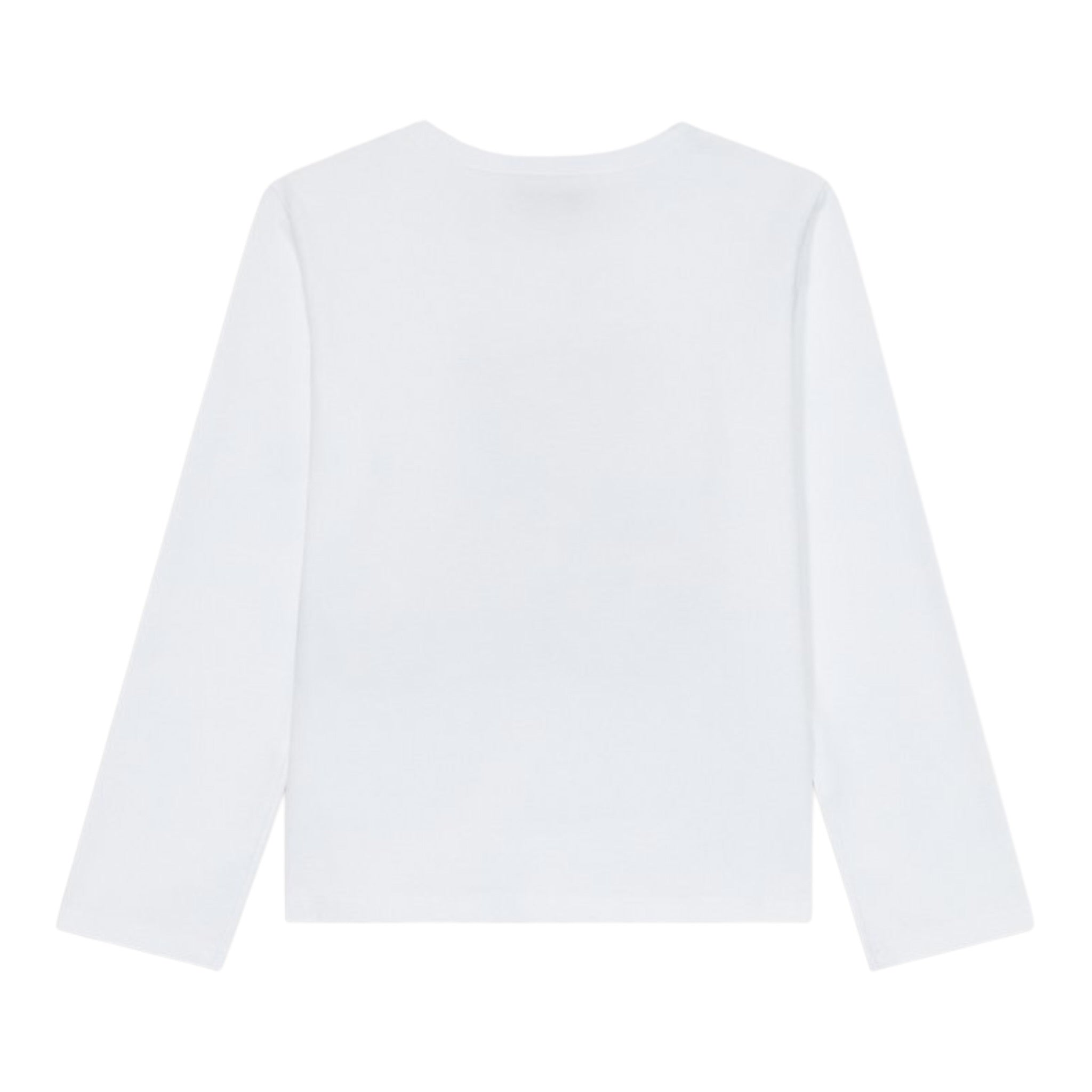 Twinset Shirt Girocollo tinta unita con Logo Bianco per Bambina 252GB2036 BIANCO TWINSET 