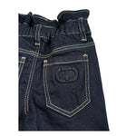 Twinset Jeans tinta unita con Elastico In Vita Blu per Neonata 252GB2230N BLU TWINSET 