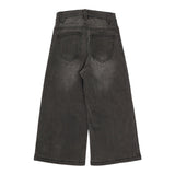 Twinset Jeans tinta unita con Bottoni Modello A Palazzo Grigio per Neonata 252GB2250 GRIGIO TWINSET 