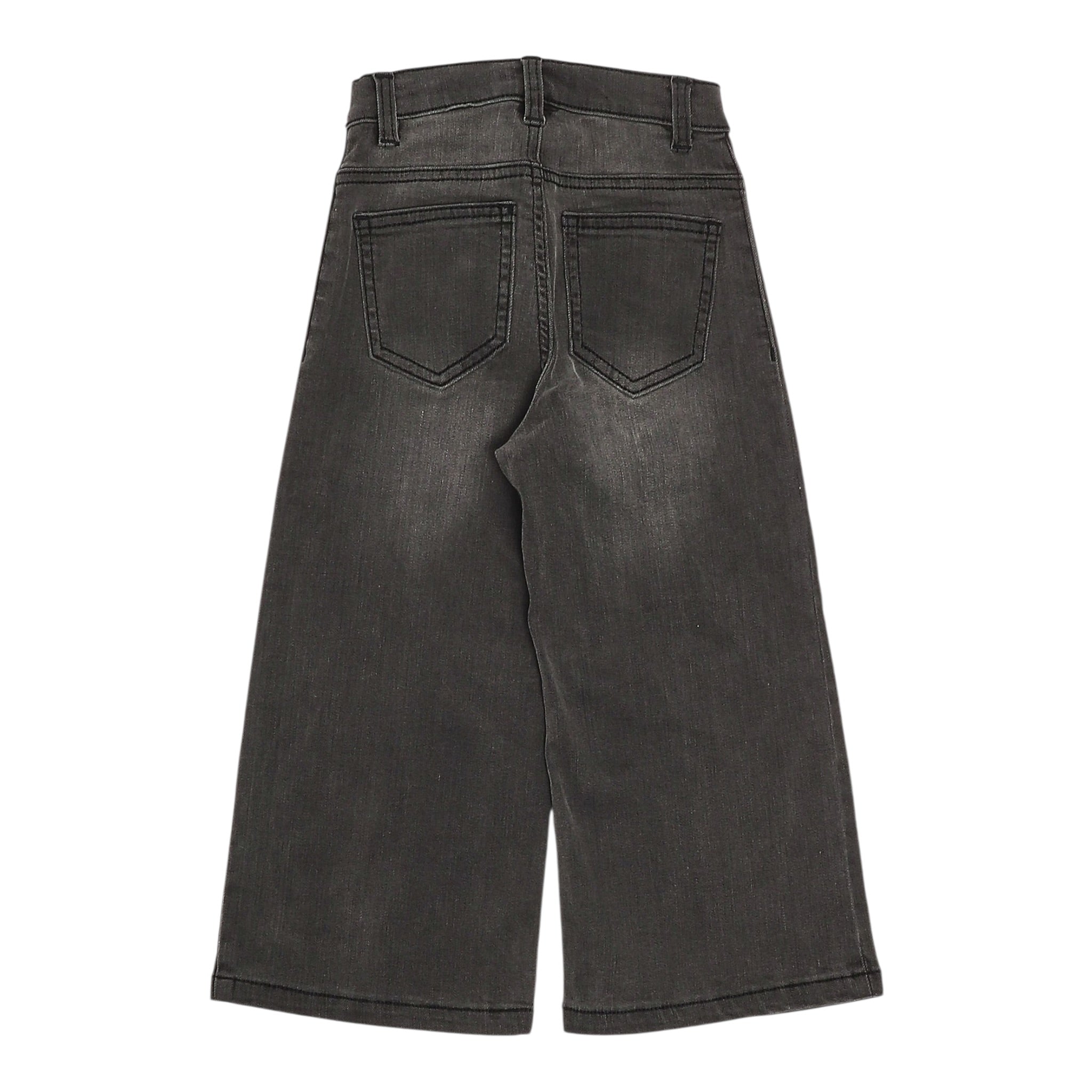 Twinset Jeans tinta unita con Bottoni Modello A Palazzo Grigio per Neonata 252GB2250 GRIGIO TWINSET 