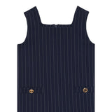 Twinset Abito Giromanica tinta unita Blu per Bambina 252GB2961J BLU TWINSET 