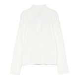 Twinset Maglia tinta unita Mezzo Collo Bianco per Neonata 252GB3012N BIANCO TWINSET 