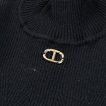 Twinset Maglia tinta unita Mezzo Collo Nero per Bambina 252GB3012 NERO TWINSET 