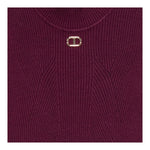 Twinset Maglia tinta unita Mezzo Collo Vinaccia per Bambina 252GB3012 VINACCIA TWINSET 