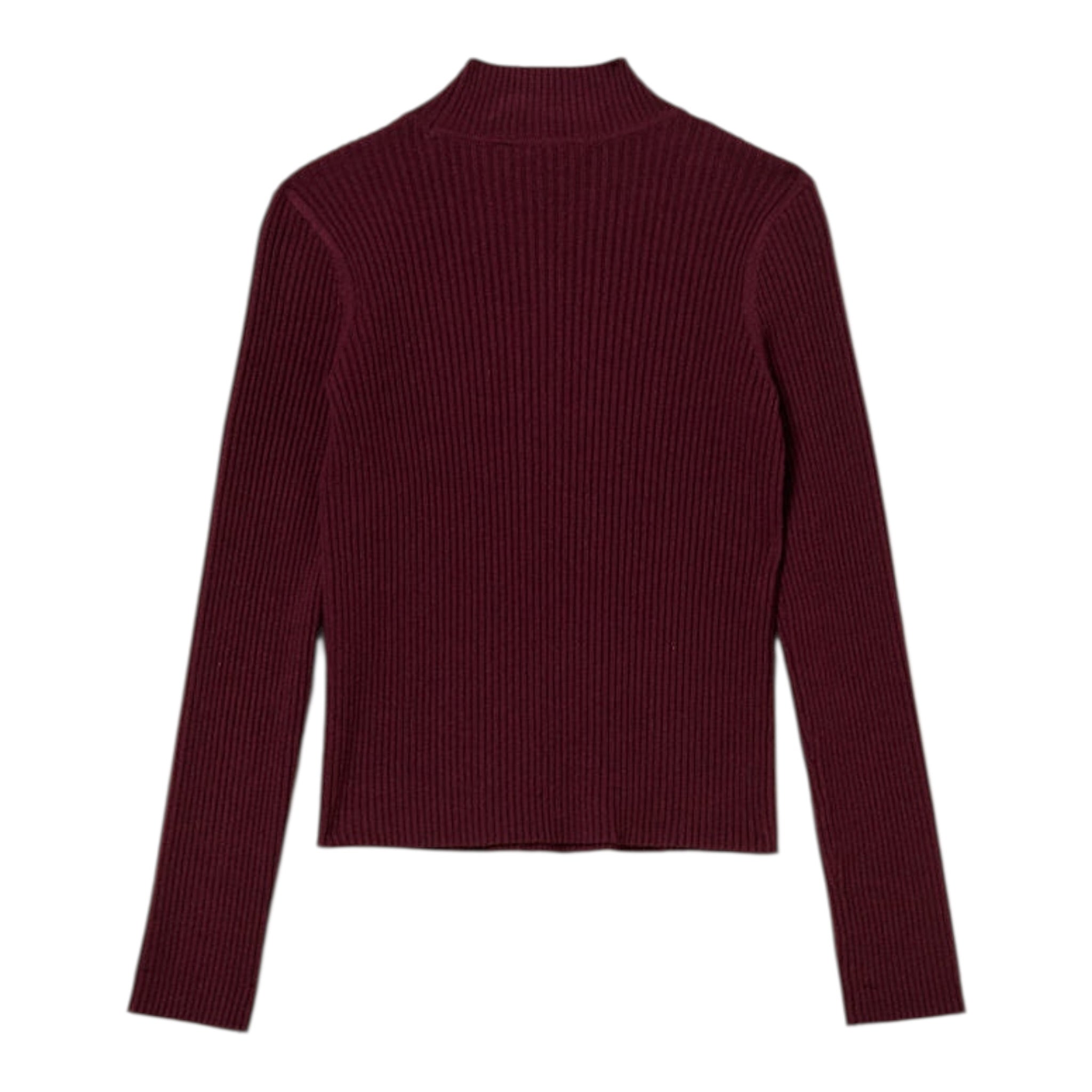 Twinset Maglia tinta unita Mezzo Collo Vinaccia per Bambina 252GB3012X VINACCIA TWINSET 