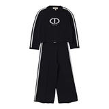 Twinset Completo 2 Pezzi Maglia-Pantalone tinta unita Nero per Bambina 252GB302A NERO TWINSET 